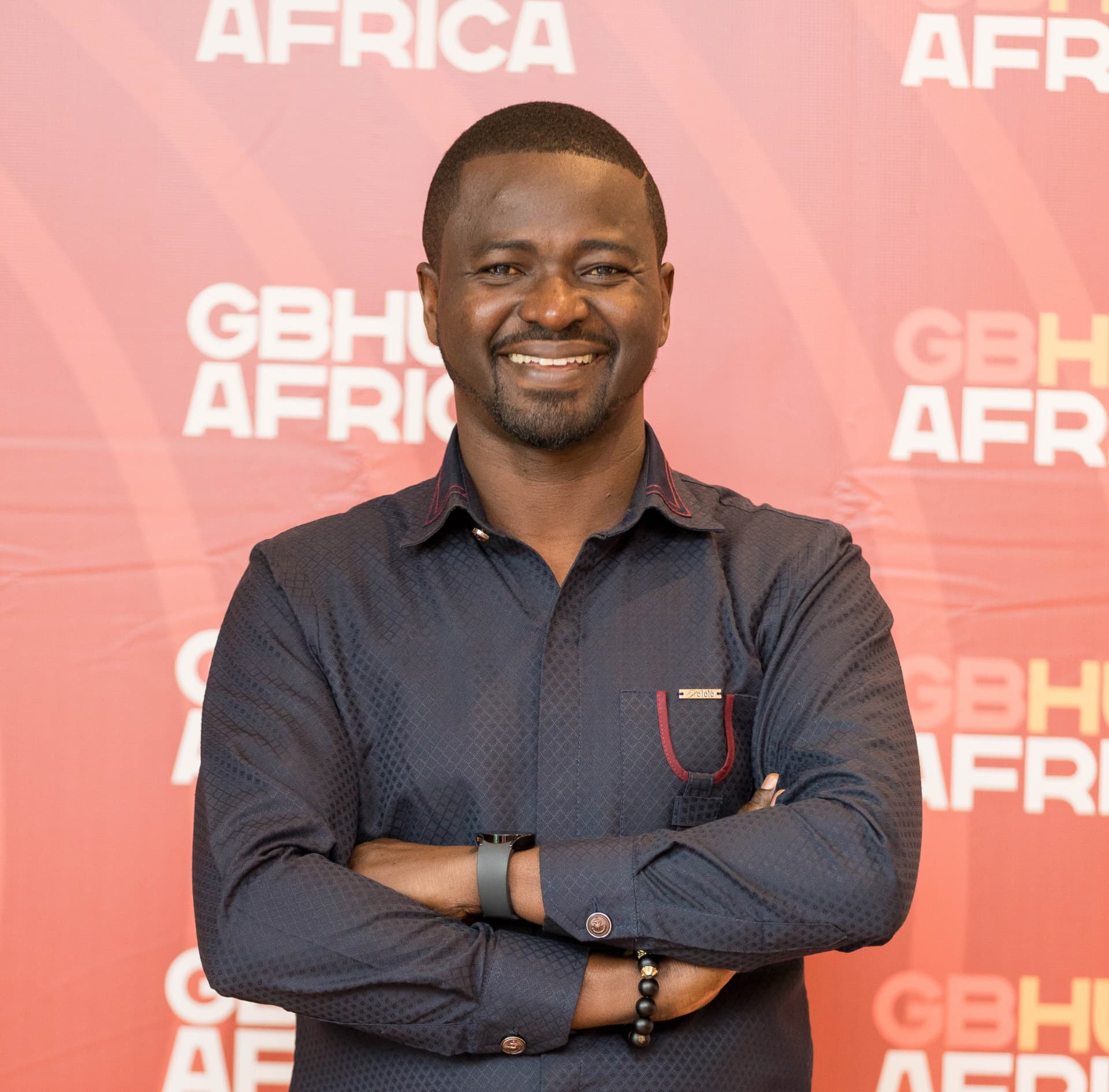 Nelson Madiba Amo at a GBHub Africa event