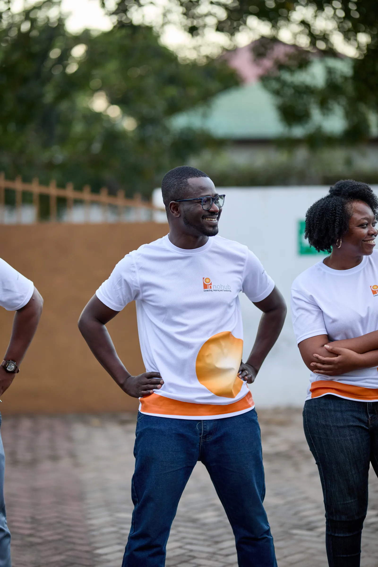 Nelson Madiba Amo speaking at an Innohub and Fidelity Bank entrepreneurship session in Accra